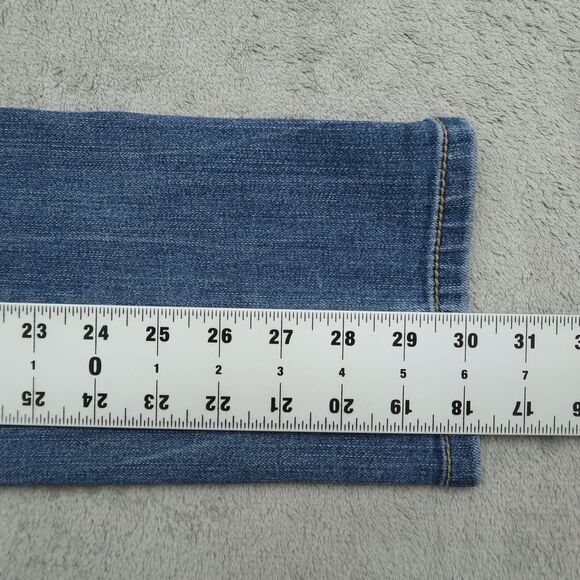 International Concepts Jeans Women's Size 6 Blue Low-Rise Skinny Leg 30" Inseam - Picture 3 of 15